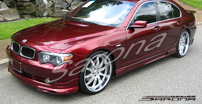 Side skirts spoilers for bmw 2005 7 series