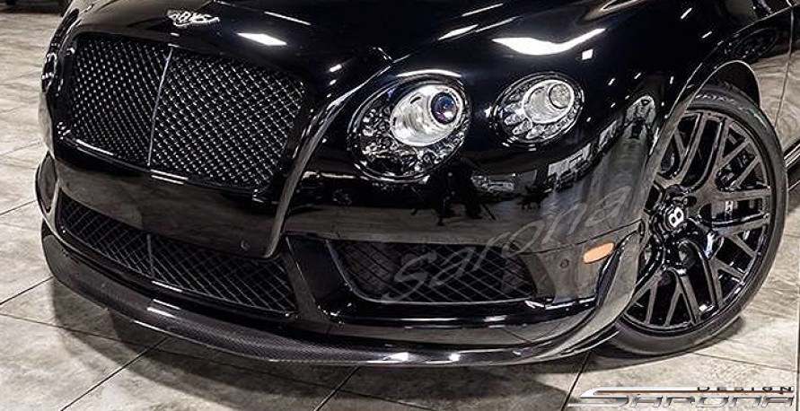 Custom Bentley GT  Coupe Front Add-on Lip (2016 - 2017) - $980.00 (Part #BT-015-FA)