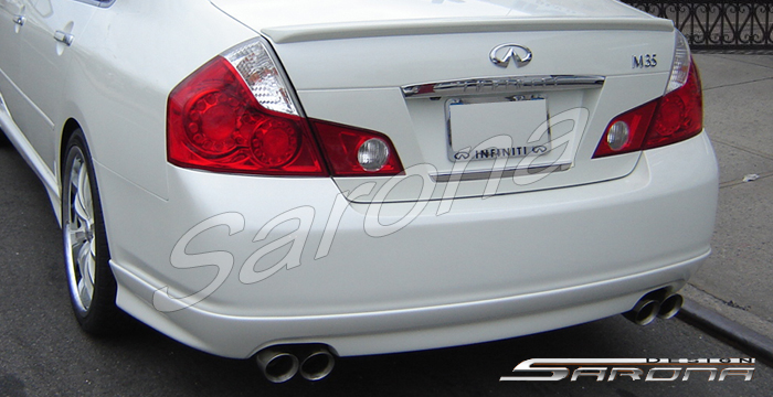 Custom Infiniti M45 Rear Add-on Sedan Rear Add-on Lip (2006 - 2007 ...