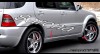 Custom Mercedes ML  SUV/SAV/Crossover Side Skirts (1998 - 2005) - $590.00 (Part #MB-044-SS)