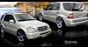 Custom Mercedes ML  SUV/SAV/Crossover Body Kit (1998 - 2005) - $1985.00 (Manufacturer Sarona, Part #MB-027-KT)