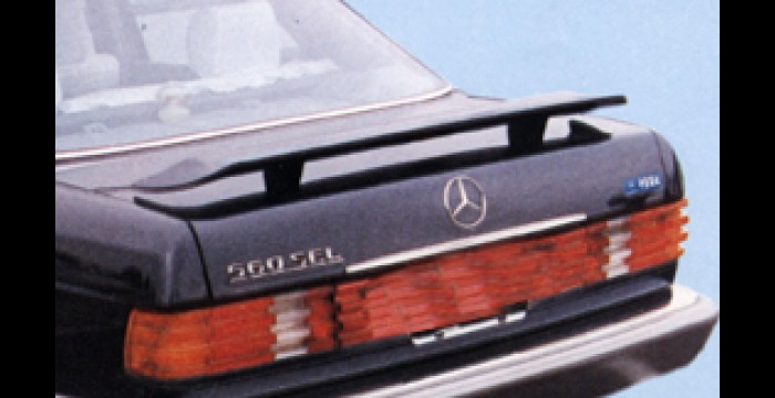 Custom Mercedes S Class  Sedan Trunk Wing (1981 - 1991) - $199.00 (Part #MB-103-TW)