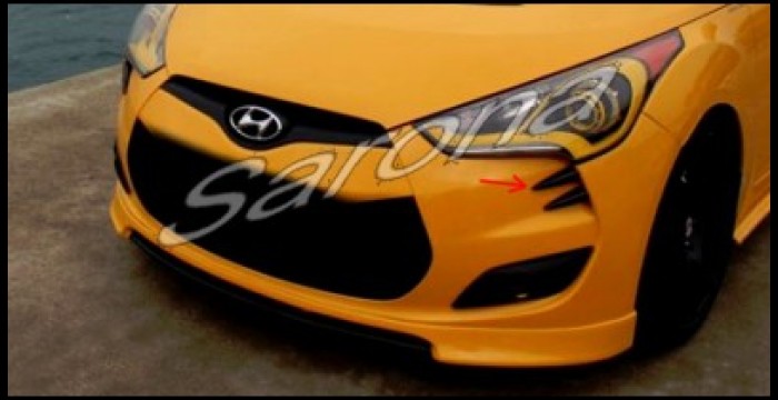 Custom Hyundai Veloster  Hatchback Canards (2012 - 2017) - $79.00 (Part #HY-001-CN)